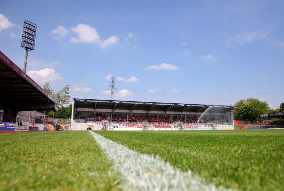 Das Niederrheinstadion, die Heimat von Rot-Weiß Oberhausen.