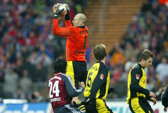 Jan Koller machte als Torwart in der Bundesliga bei Borussia Dortmund eine gute Figur.
