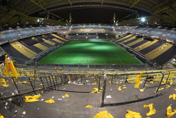 Der Signal Iduna Park, die Heimat von Borussia Dortmund.