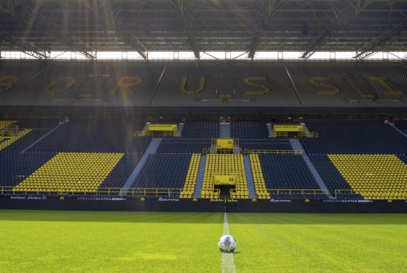 Die Ränge im Dortmunder Stadion werden am Samstag leer bleiben.