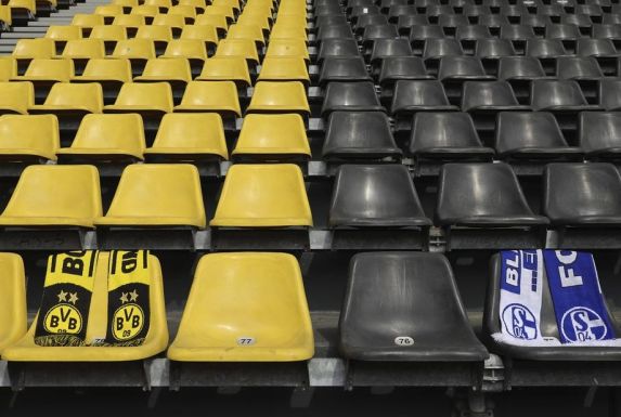 Im Inneren werden keine Zuschauer das Spiel zwischen Borussia Dortmund und Schalke 04 verfolgen.