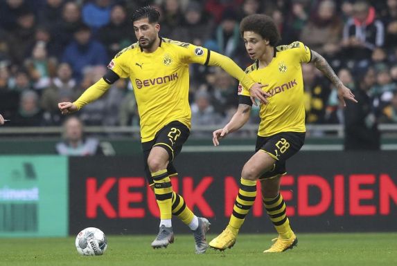 Emre Can und Axel Witsel werden Borussia Dortmund im Derby gegen Schalke fehlen.