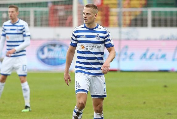 Steht einer möglichen Fortsetzung der 3. Liga zwiegespalten gegenüber: Lukas Scepanik vom MSV Duisburg.