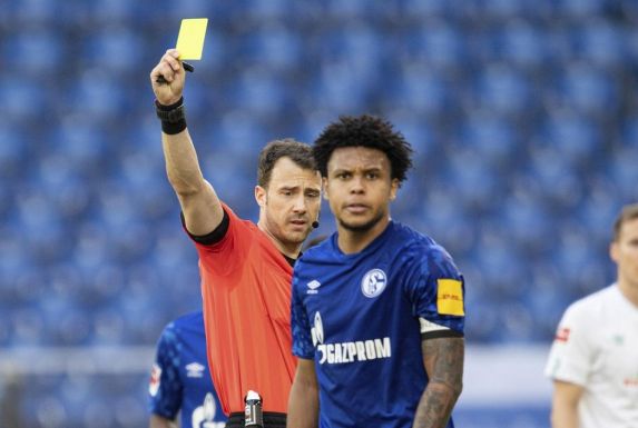 Weston McKennie von Schalke 04 trug am Samstag eine Armbinde als Botschaft gegen Rassismus.