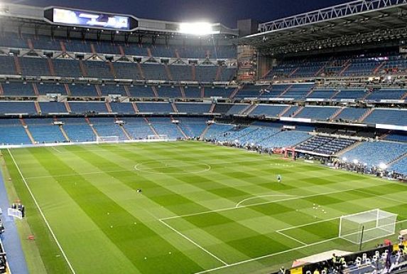 Das Santiago-Bernabeu-Stadion in Madrid.