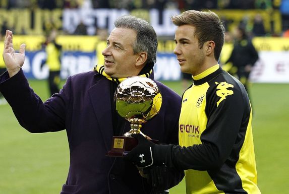 Mario Götze vom BVB gewann den "Golden Boy"-Award als bislang einziger Deutscher.