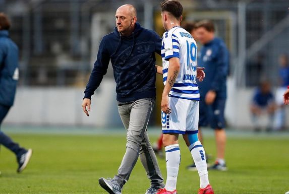 MSV-Trainer Torsten Lieberknecht hat die Hoffnung auf die Relegation nicht aufgegeben (