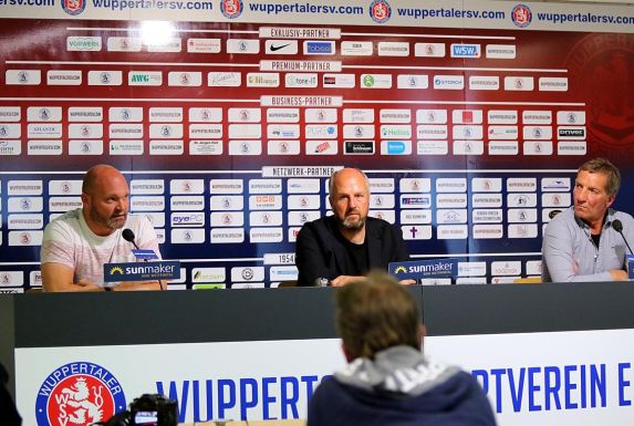 Von links: Trainer Alexander Voigt, Verwaltungsratvorsitzender Christian Vorbau und Sportvorstand Thomas Richter.