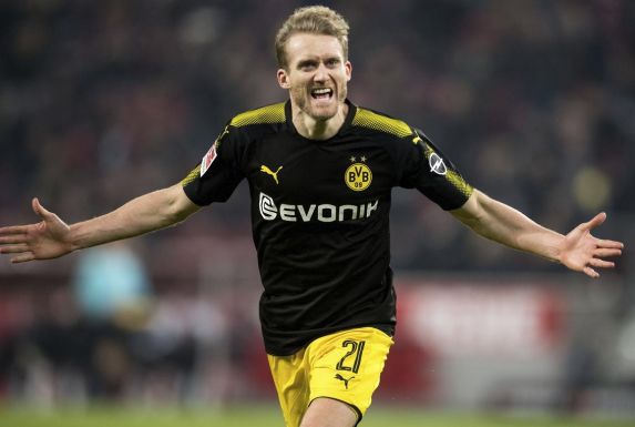 André Schürrle bejubelt einen Treffer für Borussia Dortmund.