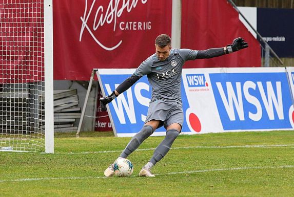 Philipp Gutkowski möchte Stammtorwart beim VfB Homberg bleiben.