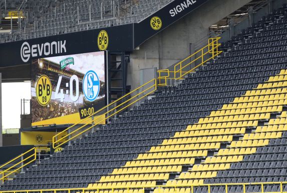 Zuletzt fanden Geisterspiele statt - natürlich auch in Dortmund.