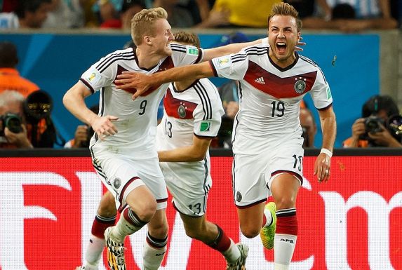 Mario Götze (rechts) erzielte im WM-Finale 2014 das entscheidende Tor (