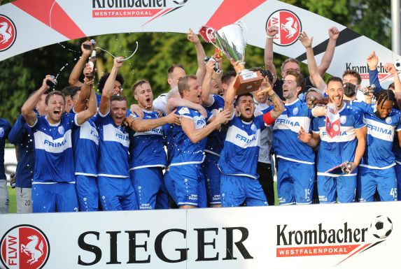 Westfalenpokal-Sieger RSV Meinerzhagen ist für die Trainer der Oberliga Westfalen der Aufstiegsfavorit.
