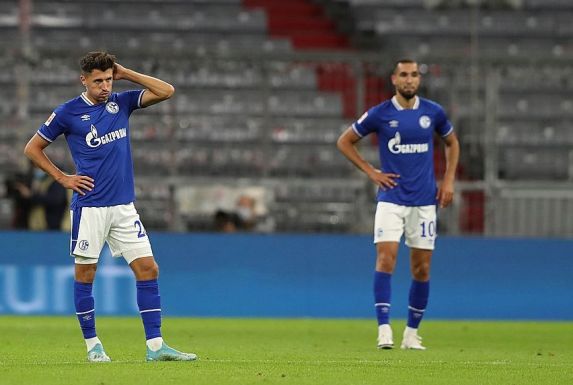 Bilder sagen mehr als Worte: Große Ernüchterung auf Schalke.