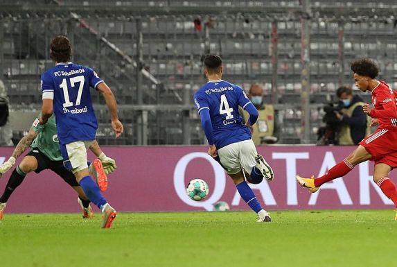 Leroy Sané feierte mit einem Tor und zwei Vorlagen ein super Debüt für die Bayern.