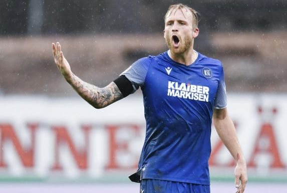 Philipp Hofmann wird gegen den VfL Bochum voraussichtlich für den KSC auflaufen.