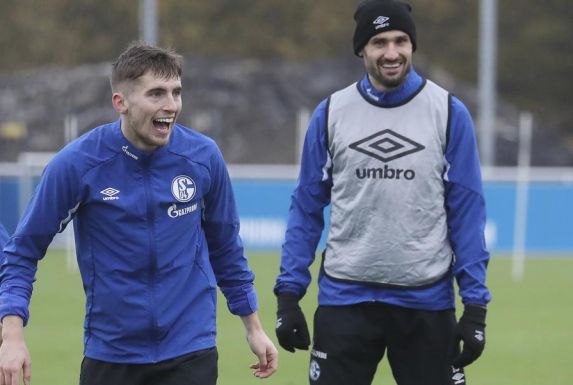 Haben Schalke 04 im Sommer verlassen: Jonjoe Kenny (l.) und Daniel Caligiuri.