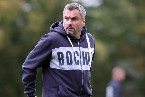 Thomas Reis, Trainer des VfL Bochum, war mit der Trainingsleistung seiner Mannschaft nicht zufrieden.