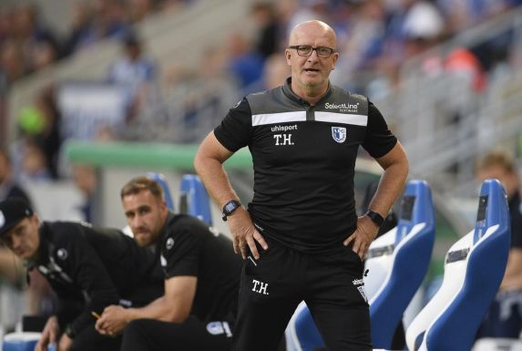 Magdeburgs Trainer Thomas Hoßmang hat zwei Spieler suspendiert.