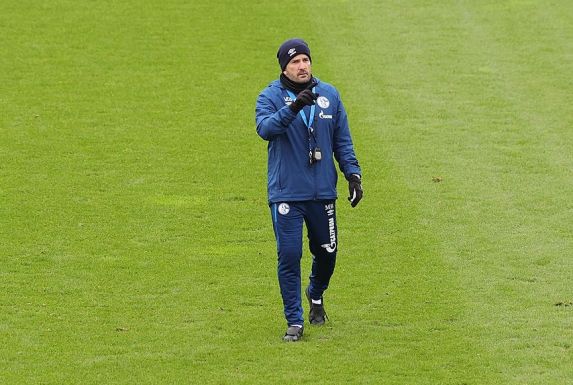Schalke-Trainer Manuel Baum.