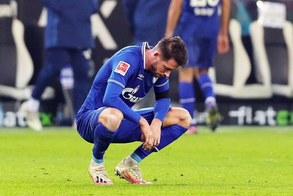 Wieder einmal enttäuscht: Schalke-Stürmer Mark Uth.