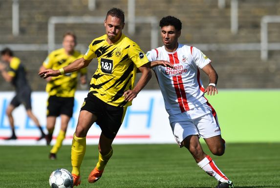 Kasra Ghawilu traf am 1. Spieltag bei der 1:2-Niederlage der Kölner beim BVB II.