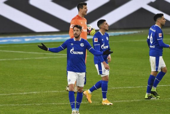 Kollektive Enttäuschung bei den Spielern des FC Schalke 04.
