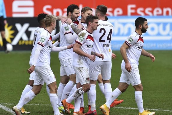 Rot-Weiss Essen ist der erste Sieg im Jahr 2021 gelungen.