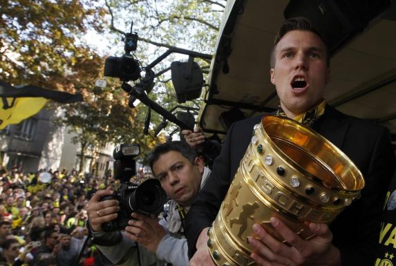 Beendet seine Profi-Karriere als Deutscher Meister und DFB-Pokalsieger mit Borussia Dortmund, dazu auch als Weltmeister: Kevin Großkreutz.