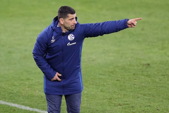 Schalkes Trainer Dimitrios Grammozis.