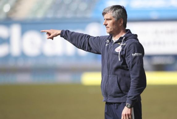Rostocks Trainer Jens Härtel.