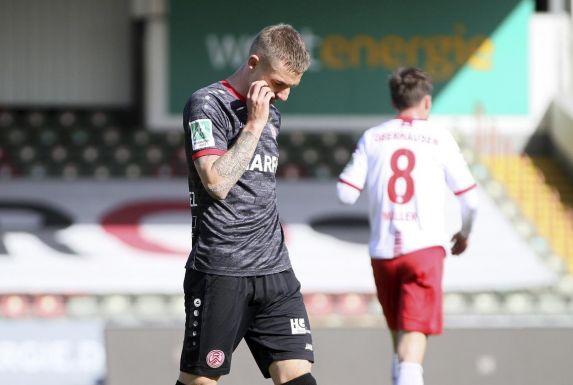 Marco Kehl-Gómez spielt seit zwei Jahren für RWE. Ob er in eine dritte Saison mit den Rot-Weissen gehen wird, ist noch fraglich.