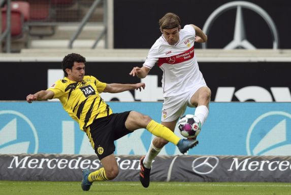 Borna Sosa (r.) vom VfB Stuttgart darf ab sofort für Deutschland spielen.