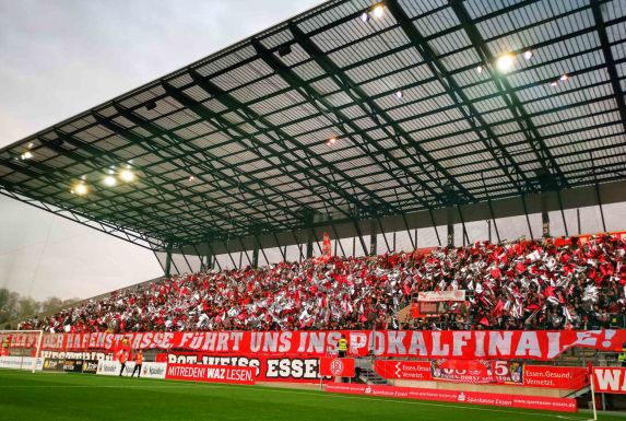Die RWE-Fans wollen ihre Mannschaft zur kommenden Saison am liebsten in der 3. Liga unterstützen.