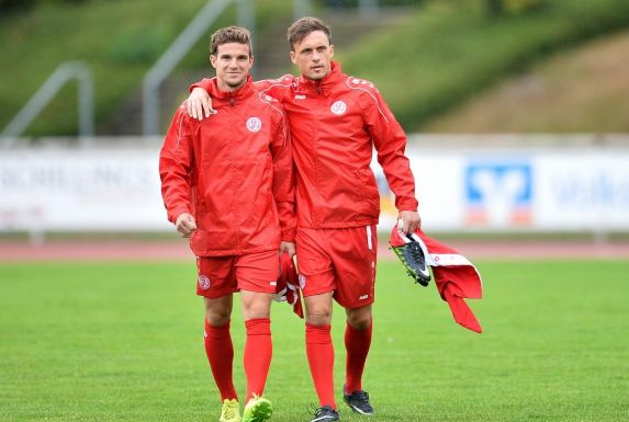 Marcel Platzek (rechts) und Kevin Grund haben je zehn Jahre für Rot-Weiss Essen gespielt.