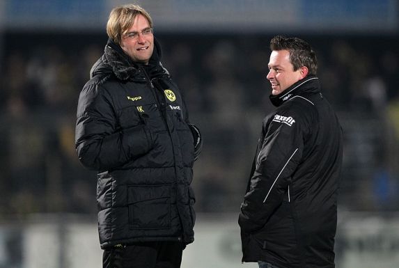 Christian Hock (rechts) war über acht Jahre Manager des SV Wehen Wiesbaden und spielte einst beim FSV Mainz 05 mit Jürgen Klopp zusammen.