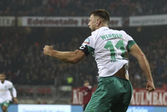 2. Bundesliga: Werder siegt spät, Dynamo Dresden im Sinkflug