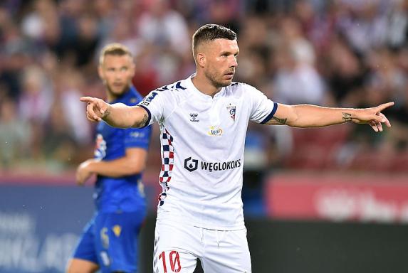 Im Ausland: So läuft es für Lukas Podolski in der Ekstraklasa