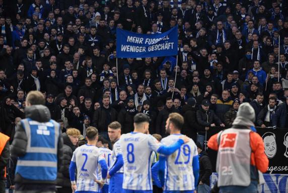 Hertha-Chef Bobic verurteilt Trikot-Demütigung durch Ultras