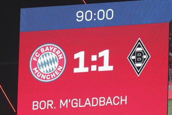 Bundesliga: 1:1! Gladbach fast wieder Bayern-Schreck