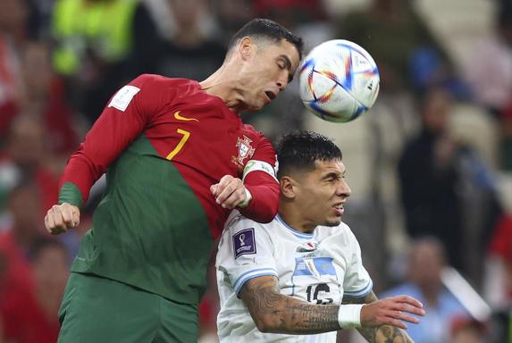 WM: Portugal vorzeitig im Achtelfinale - Regenbogen-Flitzer auf dem Feld