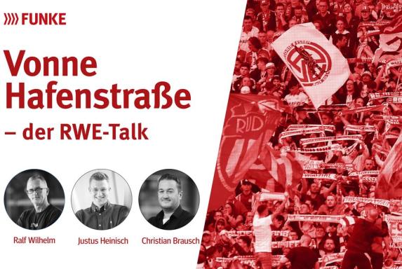 "Vonne Hafenstraße - der RWE-Talk": Offensiv-Sorgen und härtere Strafen bei Böller-Würfen