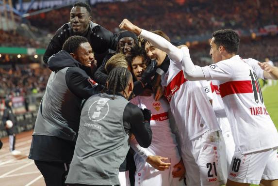 Einstand nach Maß für Hoeneß: Stuttgart steht im Pokal-Halbfinale