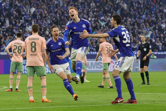 Bundesliga: Last-Minute-Wahnsinn! Schalke schlägt Bremen 2:1
