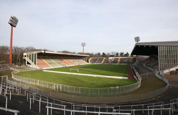 Das Stadion Grotenburg in Krefeld.