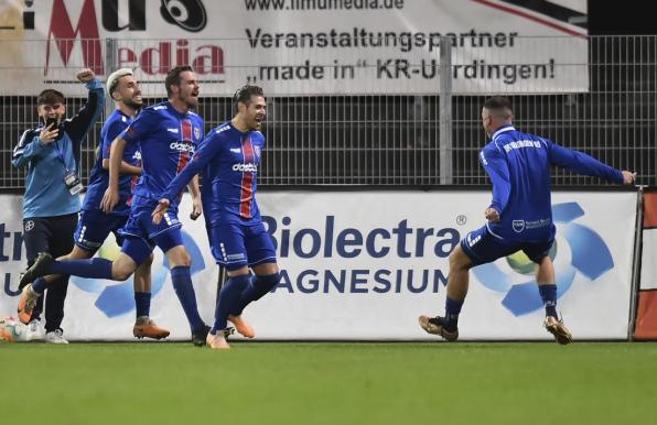 Auf den Sieg im Niederrheinpokal gegen den MSV Duisburg schaut man beim KFC Uerdingen gerne zurück.