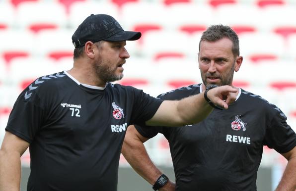 André Pawlak (r.) folgt beim 1. FC Köln interimsweise auf Steffen Baumgart.