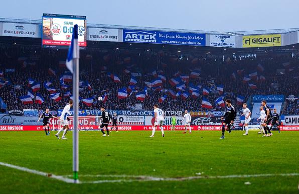 Das Ostsee-Stadion des FC Hansa Rostock.