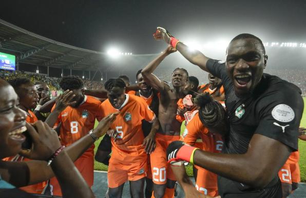 Gastgeber Elfenbeinküste steht im Halbfinale des Afrika-Cups 2024.