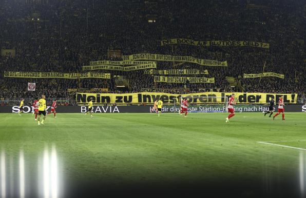 Die Fans des BVB protestierten am Freitag gegen die Investorenpläne. 